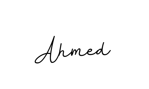 Make a beautiful signature design for name Ahmed. With this signature (BallpointsItalic-DORy9) style, you can create a handwritten signature for free. Ahmed signature style 11 images and pictures png