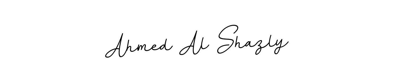 Use a signature maker to create a handwritten signature online. With this signature software, you can design (BallpointsItalic-DORy9) your own signature for name Ahmed Al Shazly. Ahmed Al Shazly signature style 11 images and pictures png