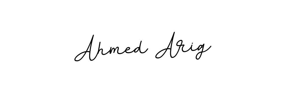 if you are searching for the best signature style for your name Ahmed Arig. so please give up your signature search. here we have designed multiple signature styles  using BallpointsItalic-DORy9. Ahmed Arig signature style 11 images and pictures png