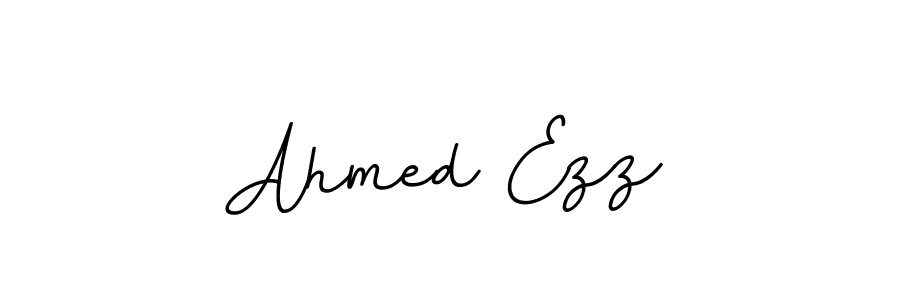 How to make Ahmed Ezz name signature. Use BallpointsItalic-DORy9 style for creating short signs online. This is the latest handwritten sign. Ahmed Ezz signature style 11 images and pictures png