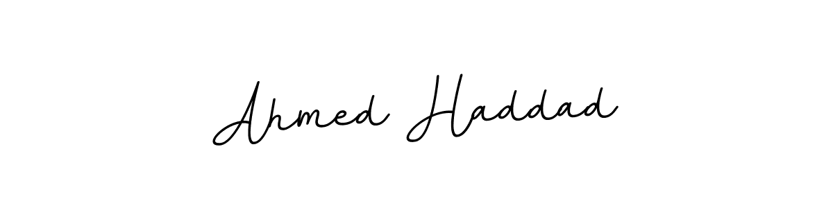 Design your own signature with our free online signature maker. With this signature software, you can create a handwritten (BallpointsItalic-DORy9) signature for name Ahmed Haddad. Ahmed Haddad signature style 11 images and pictures png