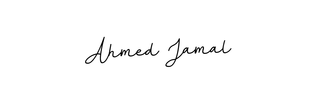 How to make Ahmed Jamal name signature. Use BallpointsItalic-DORy9 style for creating short signs online. This is the latest handwritten sign. Ahmed Jamal signature style 11 images and pictures png