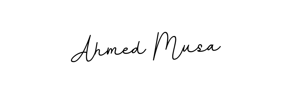 Make a beautiful signature design for name Ahmed Musa. With this signature (BallpointsItalic-DORy9) style, you can create a handwritten signature for free. Ahmed Musa signature style 11 images and pictures png