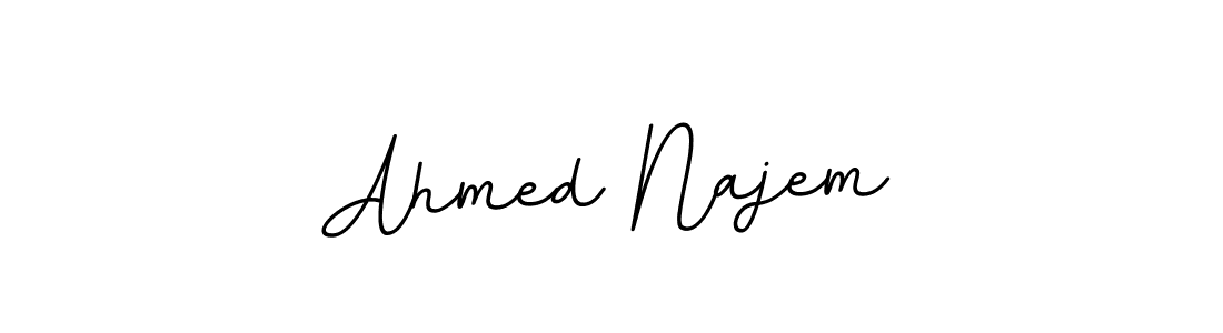 BallpointsItalic-DORy9 is a professional signature style that is perfect for those who want to add a touch of class to their signature. It is also a great choice for those who want to make their signature more unique. Get Ahmed Najem name to fancy signature for free. Ahmed Najem signature style 11 images and pictures png