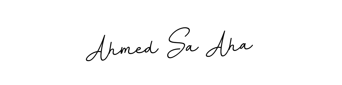 Make a beautiful signature design for name Ahmed Sa Aha. With this signature (BallpointsItalic-DORy9) style, you can create a handwritten signature for free. Ahmed Sa Aha signature style 11 images and pictures png