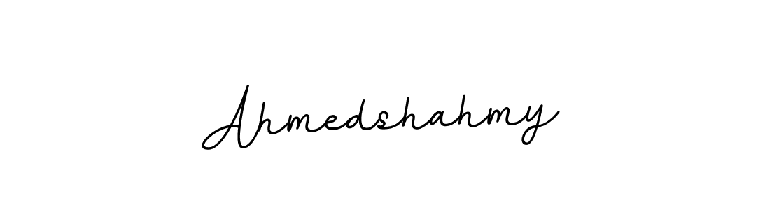 This is the best signature style for the Ahmedshahmy name. Also you like these signature font (BallpointsItalic-DORy9). Mix name signature. Ahmedshahmy signature style 11 images and pictures png