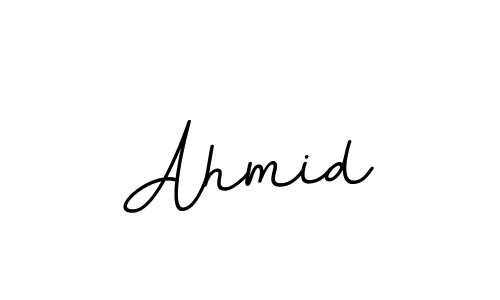 Ahmid stylish signature style. Best Handwritten Sign (BallpointsItalic-DORy9) for my name. Handwritten Signature Collection Ideas for my name Ahmid. Ahmid signature style 11 images and pictures png