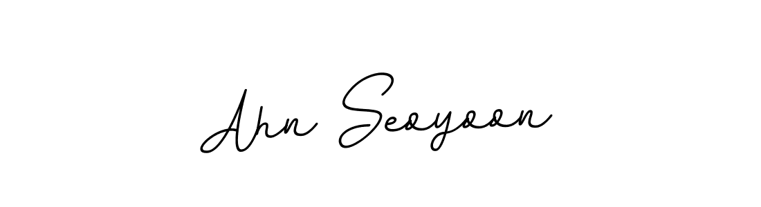 BallpointsItalic-DORy9 is a professional signature style that is perfect for those who want to add a touch of class to their signature. It is also a great choice for those who want to make their signature more unique. Get Ahn Seoyoon name to fancy signature for free. Ahn Seoyoon signature style 11 images and pictures png