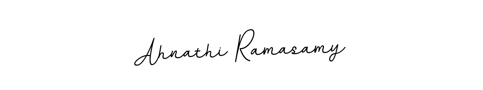 Make a beautiful signature design for name Ahnathi Ramasamy. With this signature (BallpointsItalic-DORy9) style, you can create a handwritten signature for free. Ahnathi Ramasamy signature style 11 images and pictures png