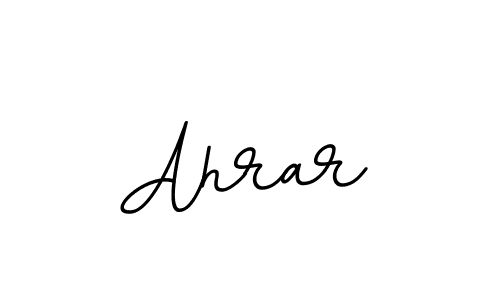 How to make Ahrar name signature. Use BallpointsItalic-DORy9 style for creating short signs online. This is the latest handwritten sign. Ahrar signature style 11 images and pictures png