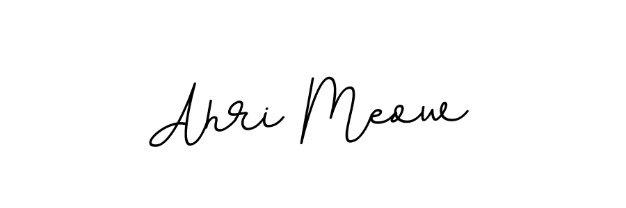 It looks lik you need a new signature style for name Ahri Meow. Design unique handwritten (BallpointsItalic-DORy9) signature with our free signature maker in just a few clicks. Ahri Meow signature style 11 images and pictures png