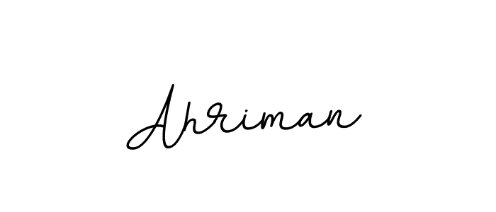 How to make Ahriman name signature. Use BallpointsItalic-DORy9 style for creating short signs online. This is the latest handwritten sign. Ahriman signature style 11 images and pictures png