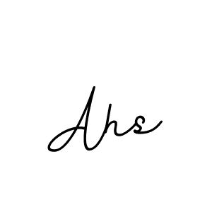 You should practise on your own different ways (BallpointsItalic-DORy9) to write your name (Ahs) in signature. don't let someone else do it for you. Ahs signature style 11 images and pictures png