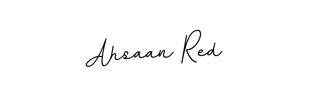 Use a signature maker to create a handwritten signature online. With this signature software, you can design (BallpointsItalic-DORy9) your own signature for name Ahsaan Red. Ahsaan Red signature style 11 images and pictures png