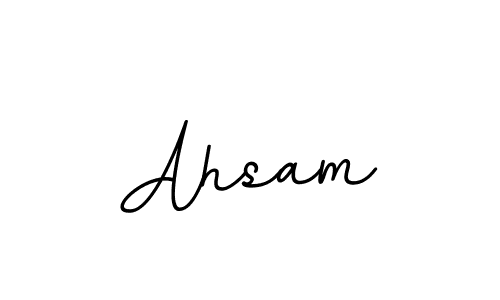 if you are searching for the best signature style for your name Ahsam. so please give up your signature search. here we have designed multiple signature styles  using BallpointsItalic-DORy9. Ahsam signature style 11 images and pictures png