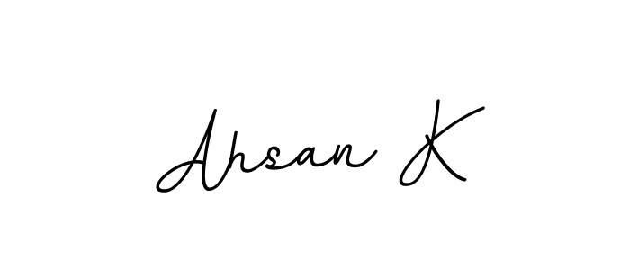 How to Draw Ahsan K signature style? BallpointsItalic-DORy9 is a latest design signature styles for name Ahsan K. Ahsan K signature style 11 images and pictures png