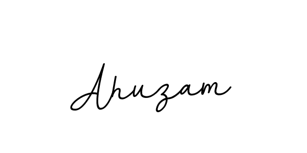 Ahuzam stylish signature style. Best Handwritten Sign (BallpointsItalic-DORy9) for my name. Handwritten Signature Collection Ideas for my name Ahuzam. Ahuzam signature style 11 images and pictures png