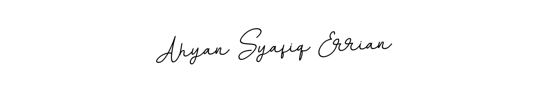 How to make Ahyan Syafiq Errian signature? BallpointsItalic-DORy9 is a professional autograph style. Create handwritten signature for Ahyan Syafiq Errian name. Ahyan Syafiq Errian signature style 11 images and pictures png