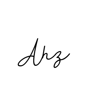 Use a signature maker to create a handwritten signature online. With this signature software, you can design (BallpointsItalic-DORy9) your own signature for name Ahz. Ahz signature style 11 images and pictures png