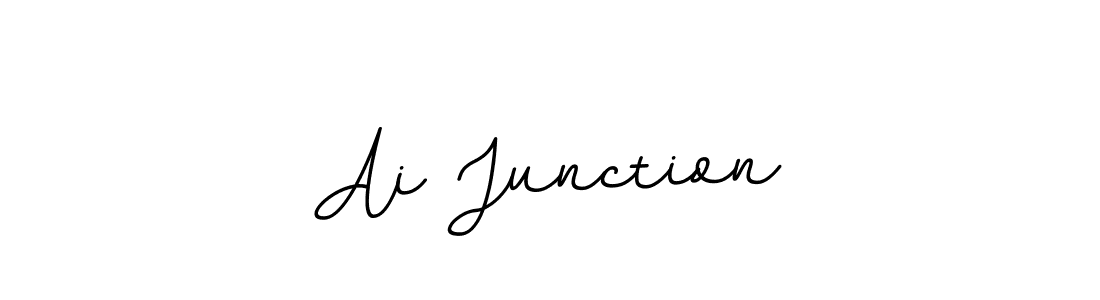 You should practise on your own different ways (BallpointsItalic-DORy9) to write your name (Ai Junction) in signature. don't let someone else do it for you. Ai Junction signature style 11 images and pictures png