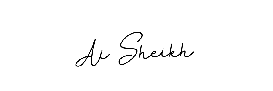 You should practise on your own different ways (BallpointsItalic-DORy9) to write your name (Ai Sheikh) in signature. don't let someone else do it for you. Ai Sheikh signature style 11 images and pictures png