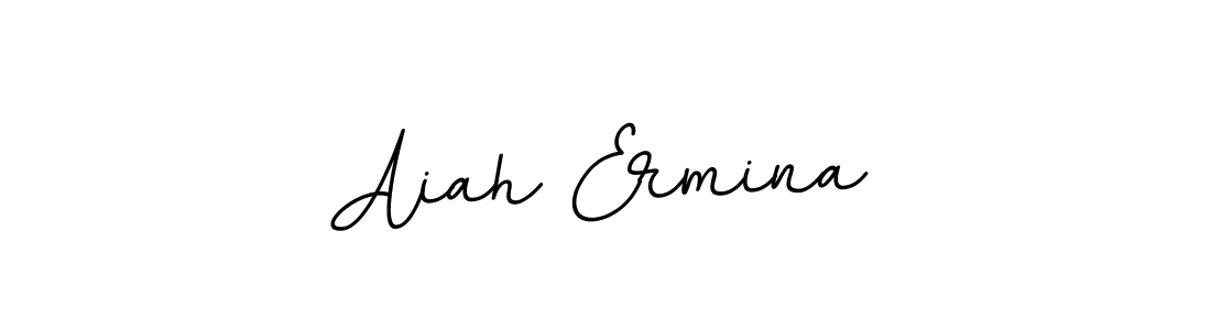 You should practise on your own different ways (BallpointsItalic-DORy9) to write your name (Aiah Ermina) in signature. don't let someone else do it for you. Aiah Ermina signature style 11 images and pictures png