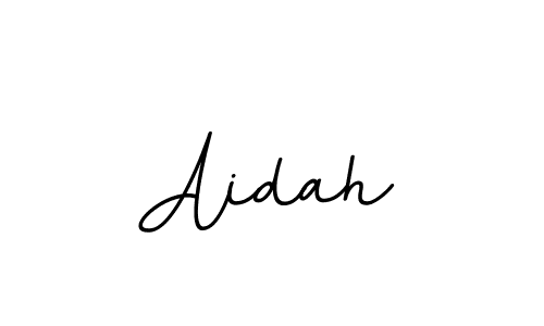 How to make Aidah signature? BallpointsItalic-DORy9 is a professional autograph style. Create handwritten signature for Aidah name. Aidah signature style 11 images and pictures png