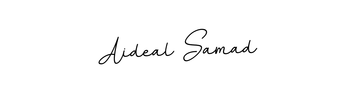 The best way (BallpointsItalic-DORy9) to make a short signature is to pick only two or three words in your name. The name Aideal Samad include a total of six letters. For converting this name. Aideal Samad signature style 11 images and pictures png