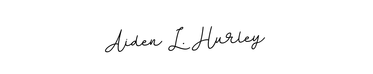 You should practise on your own different ways (BallpointsItalic-DORy9) to write your name (Aiden L. Hurley) in signature. don't let someone else do it for you. Aiden L. Hurley signature style 11 images and pictures png