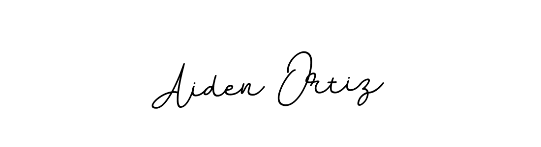 Design your own signature with our free online signature maker. With this signature software, you can create a handwritten (BallpointsItalic-DORy9) signature for name Aiden Ortiz. Aiden Ortiz signature style 11 images and pictures png