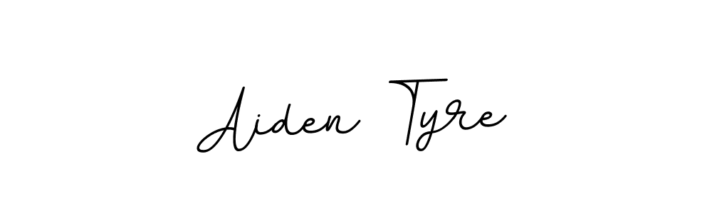 Make a beautiful signature design for name Aiden Tyre. With this signature (BallpointsItalic-DORy9) style, you can create a handwritten signature for free. Aiden Tyre signature style 11 images and pictures png