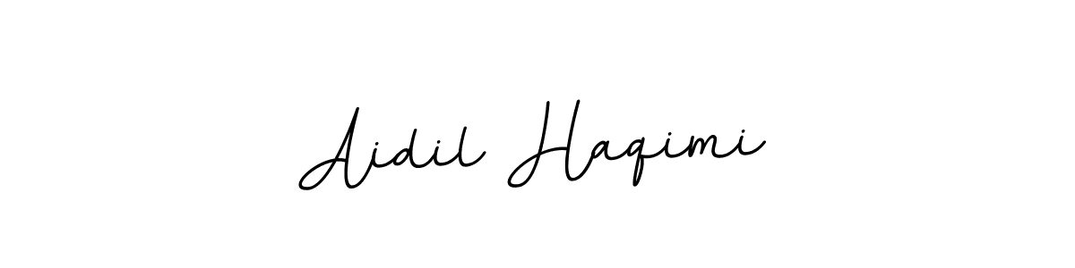 BallpointsItalic-DORy9 is a professional signature style that is perfect for those who want to add a touch of class to their signature. It is also a great choice for those who want to make their signature more unique. Get Aidil Haqimi name to fancy signature for free. Aidil Haqimi signature style 11 images and pictures png