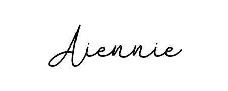 Elevate your brand with a stunning Aiennie eSignature. The BallpointsItalic-DORy9 style provides a balanced, flowing aesthetic for everyday signing. Aiennie signature style 11 images and pictures png