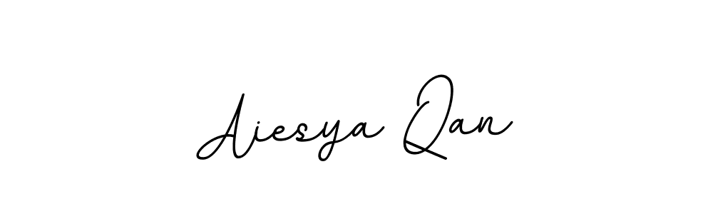 Aiesya Qan stylish signature style. Best Handwritten Sign (BallpointsItalic-DORy9) for my name. Handwritten Signature Collection Ideas for my name Aiesya Qan. Aiesya Qan signature style 11 images and pictures png
