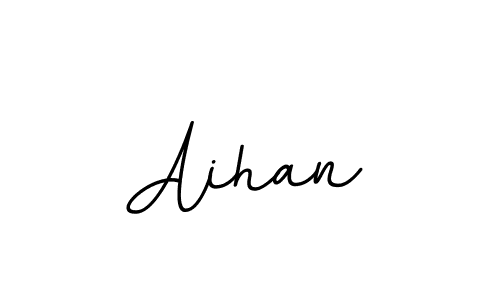 Create a beautiful signature design for name Aihan. With this signature (BallpointsItalic-DORy9) fonts, you can make a handwritten signature for free. Aihan signature style 11 images and pictures png