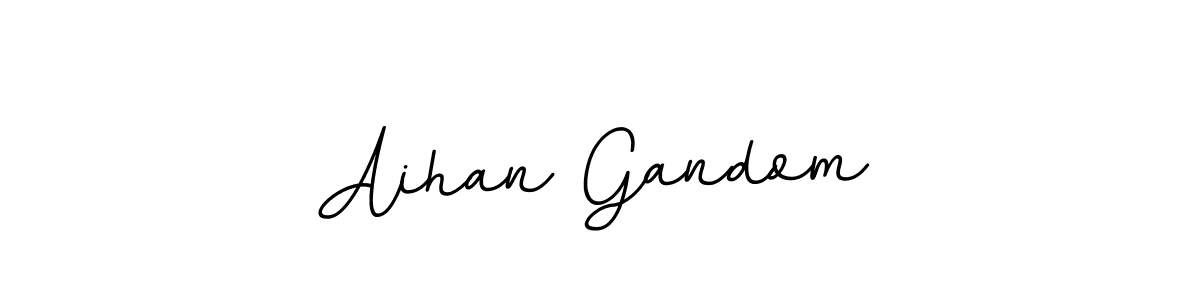 This is the best signature style for the Aihan Gandom name. Also you like these signature font (BallpointsItalic-DORy9). Mix name signature. Aihan Gandom signature style 11 images and pictures png