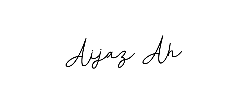 Make a beautiful signature design for name Aijaz Ah. With this signature (BallpointsItalic-DORy9) style, you can create a handwritten signature for free. Aijaz Ah signature style 11 images and pictures png