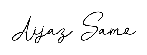 Looking for an artistic signature for Aijaz Samo? The BallpointsItalic-DORy9 calligraphy style gives a sophisticated flow suitable for business cards and emails. Aijaz Samo signature style 11 images and pictures png