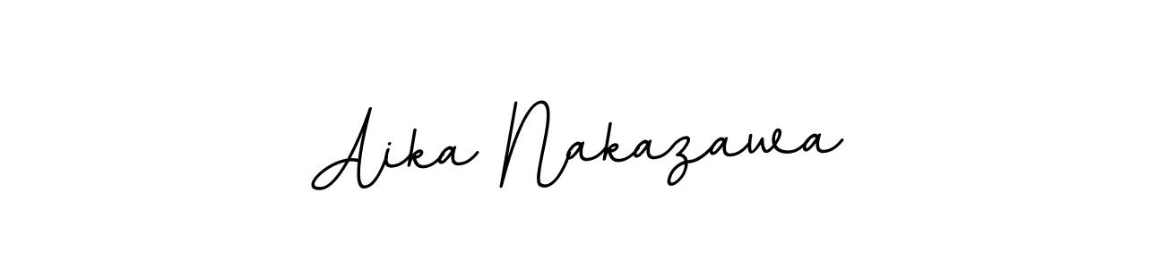 Aika Nakazawa stylish signature style. Best Handwritten Sign (BallpointsItalic-DORy9) for my name. Handwritten Signature Collection Ideas for my name Aika Nakazawa. Aika Nakazawa signature style 11 images and pictures png