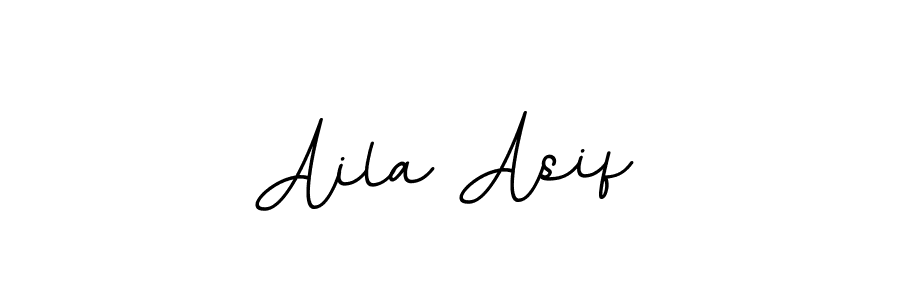 Create a beautiful signature design for name Aila Asif. With this signature (BallpointsItalic-DORy9) fonts, you can make a handwritten signature for free. Aila Asif signature style 11 images and pictures png