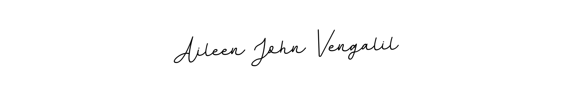 Aileen John Vengalil stylish signature style. Best Handwritten Sign (BallpointsItalic-DORy9) for my name. Handwritten Signature Collection Ideas for my name Aileen John Vengalil. Aileen John Vengalil signature style 11 images and pictures png