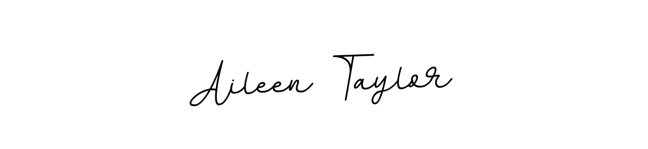 Use a signature maker to create a handwritten signature online. With this signature software, you can design (BallpointsItalic-DORy9) your own signature for name Aileen Taylor. Aileen Taylor signature style 11 images and pictures png