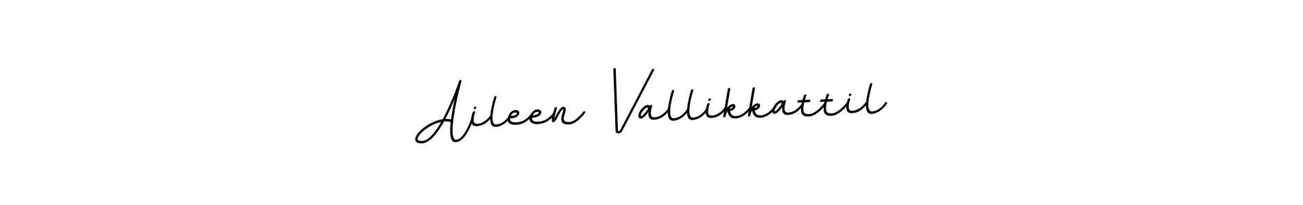 This is the best signature style for the Aileen Vallikkattil name. Also you like these signature font (BallpointsItalic-DORy9). Mix name signature. Aileen Vallikkattil signature style 11 images and pictures png