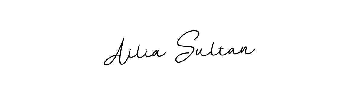 Design your own signature with our free online signature maker. With this signature software, you can create a handwritten (BallpointsItalic-DORy9) signature for name Ailia Sultan. Ailia Sultan signature style 11 images and pictures png