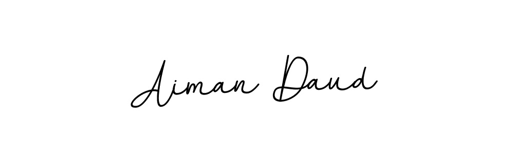 How to make Aiman Daud signature? BallpointsItalic-DORy9 is a professional autograph style. Create handwritten signature for Aiman Daud name. Aiman Daud signature style 11 images and pictures png