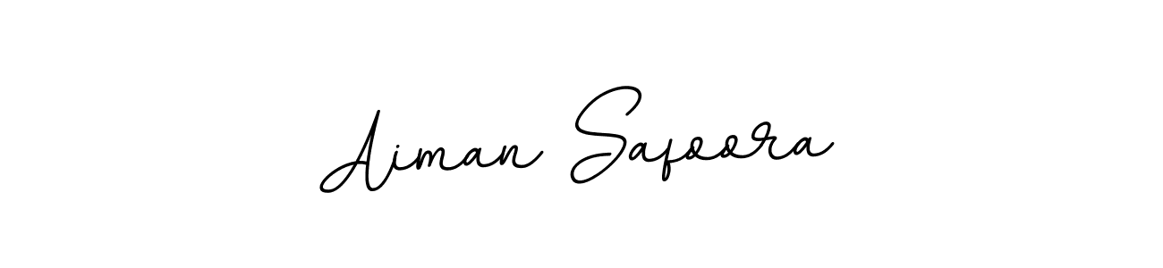 Aiman Safoora stylish signature style. Best Handwritten Sign (BallpointsItalic-DORy9) for my name. Handwritten Signature Collection Ideas for my name Aiman Safoora. Aiman Safoora signature style 11 images and pictures png