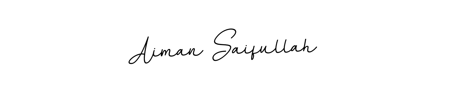 if you are searching for the best signature style for your name Aiman Saifullah. so please give up your signature search. here we have designed multiple signature styles  using BallpointsItalic-DORy9. Aiman Saifullah signature style 11 images and pictures png