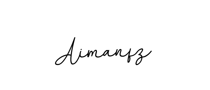 Design your own signature with our free online signature maker. With this signature software, you can create a handwritten (BallpointsItalic-DORy9) signature for name Aimanfz. Aimanfz signature style 11 images and pictures png