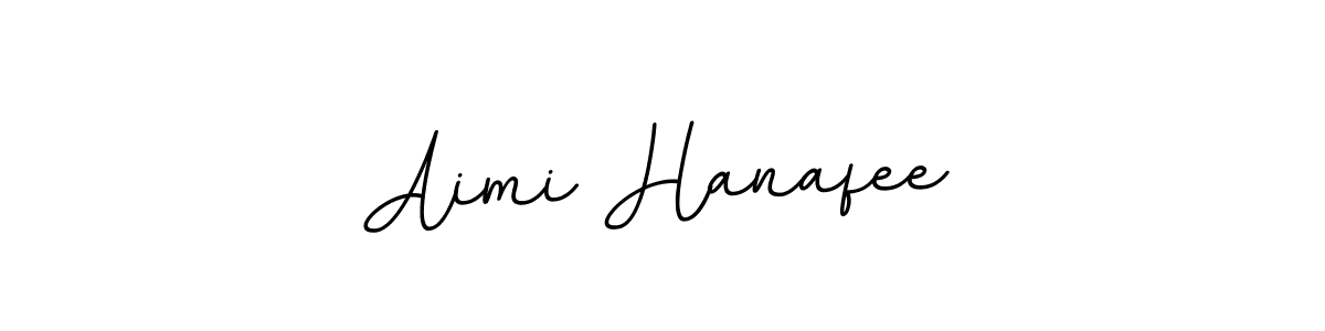 You should practise on your own different ways (BallpointsItalic-DORy9) to write your name (Aimi Hanafee) in signature. don't let someone else do it for you. Aimi Hanafee signature style 11 images and pictures png