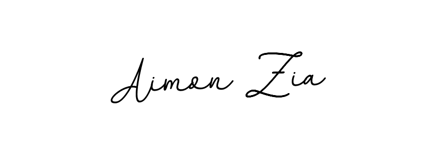 BallpointsItalic-DORy9 is a professional signature style that is perfect for those who want to add a touch of class to their signature. It is also a great choice for those who want to make their signature more unique. Get Aimon Zia name to fancy signature for free. Aimon Zia signature style 11 images and pictures png
